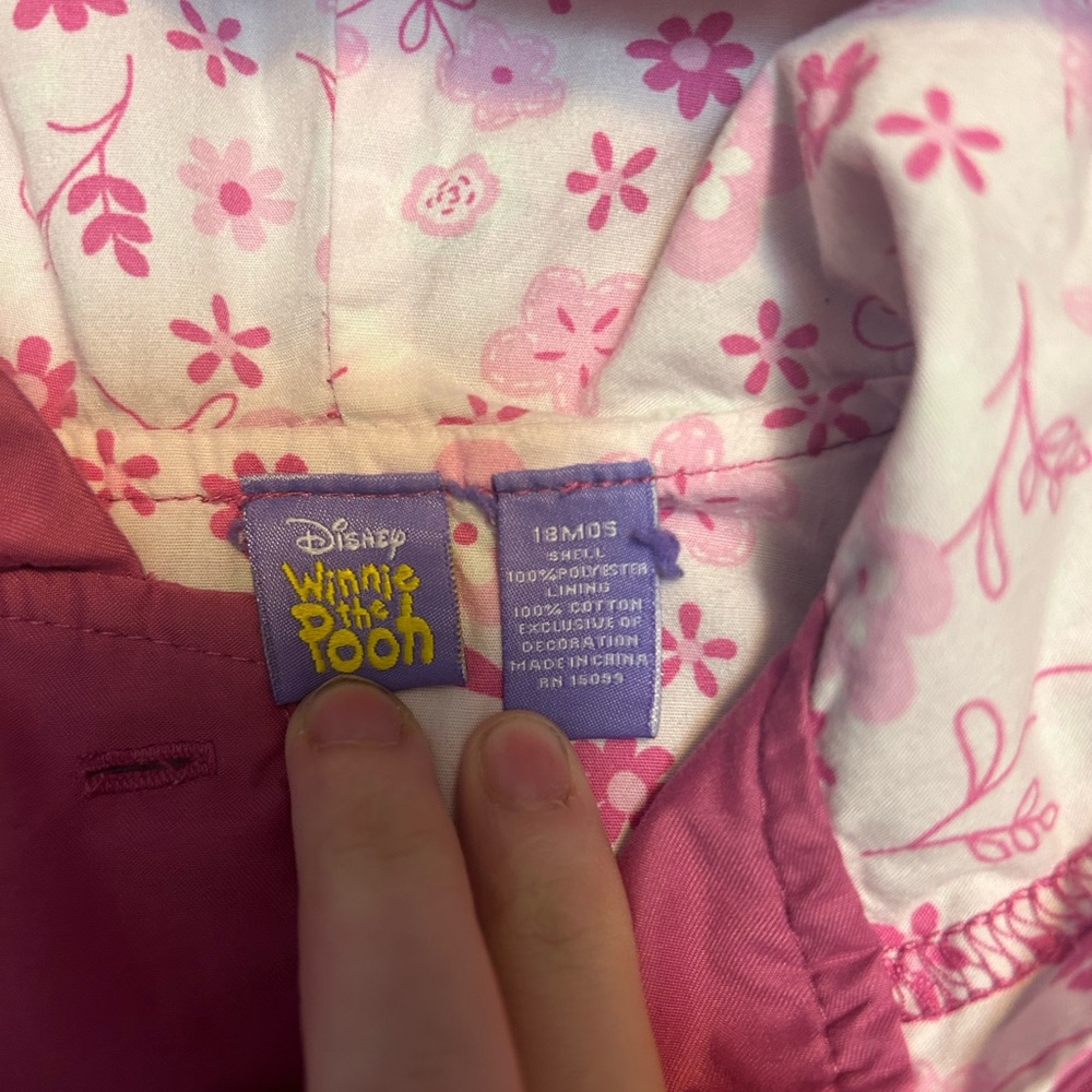 Disney Pink Hooded Raincoat with Winnie the Pooh - Picture 2 of 2